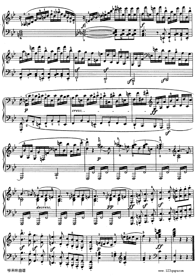 第十一钢琴奏鸣曲-op.22-贝多芬(钢琴谱)3