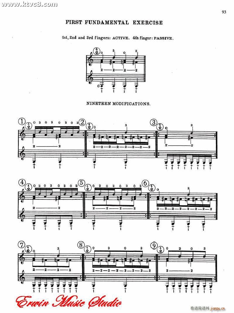 德米特里 康斯坦丁 多尼斯 小提琴三手指基础练习 作品 15 第一(小提琴谱)6