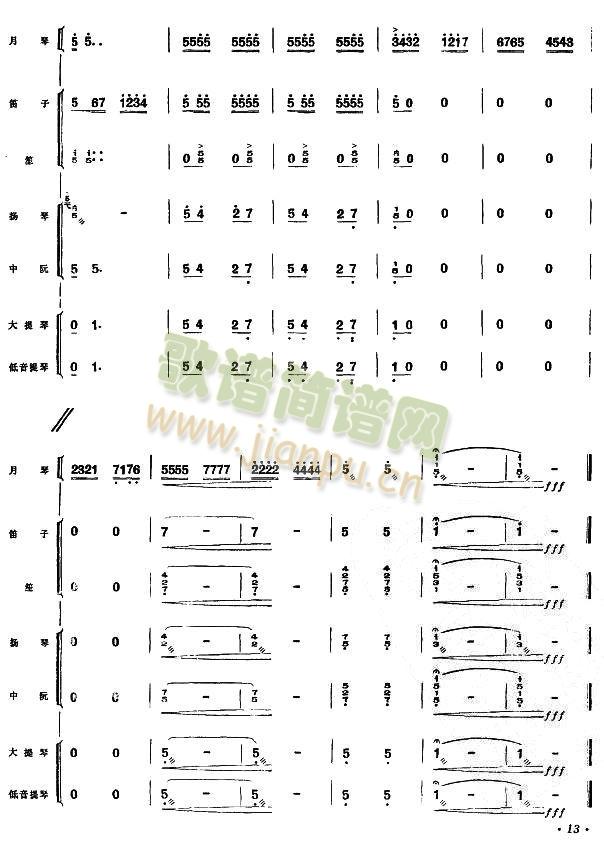 百万雄师过大江(总谱)13