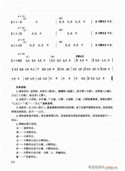 民族打击乐演奏教程201-220(十字及以上)12