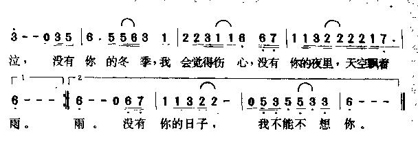 没有你的冬季我会觉得冷 2