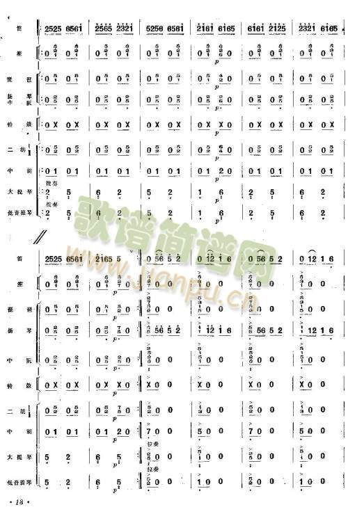 豐收花兒漫高原(總譜)18