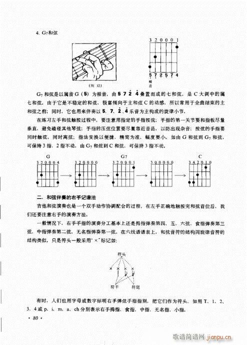 吉他弹唱初级乐理与技法61-80(吉他谱)20