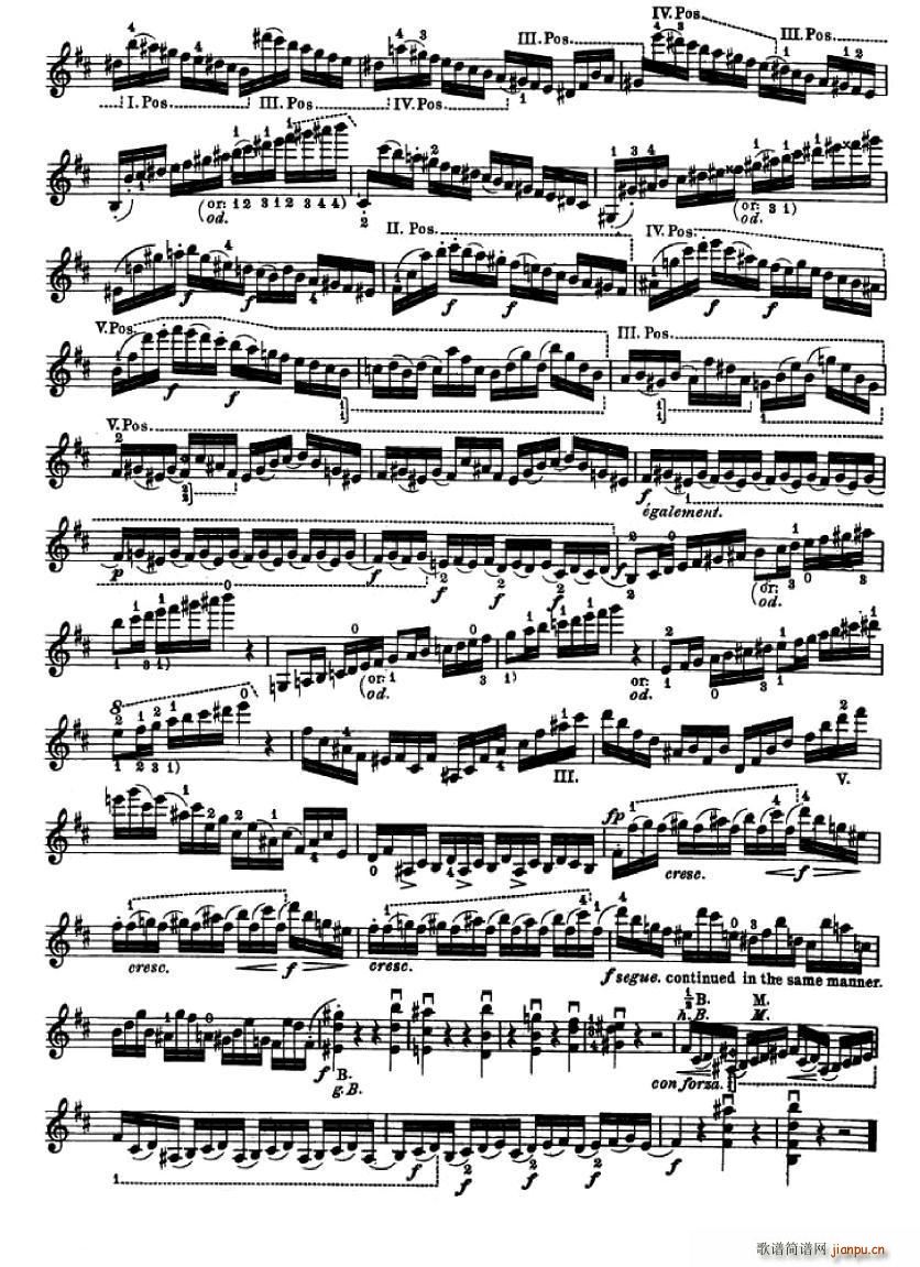 24首小提琴练习曲之6 2
