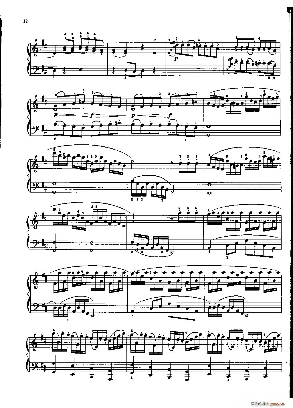 贝多芬小奏鸣曲 五(总谱)5
