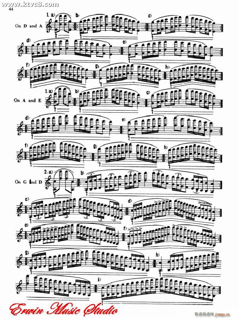 德米特里 康斯坦丁 多尼斯 小提琴技术的演奏艺术2 2(小提琴谱)39