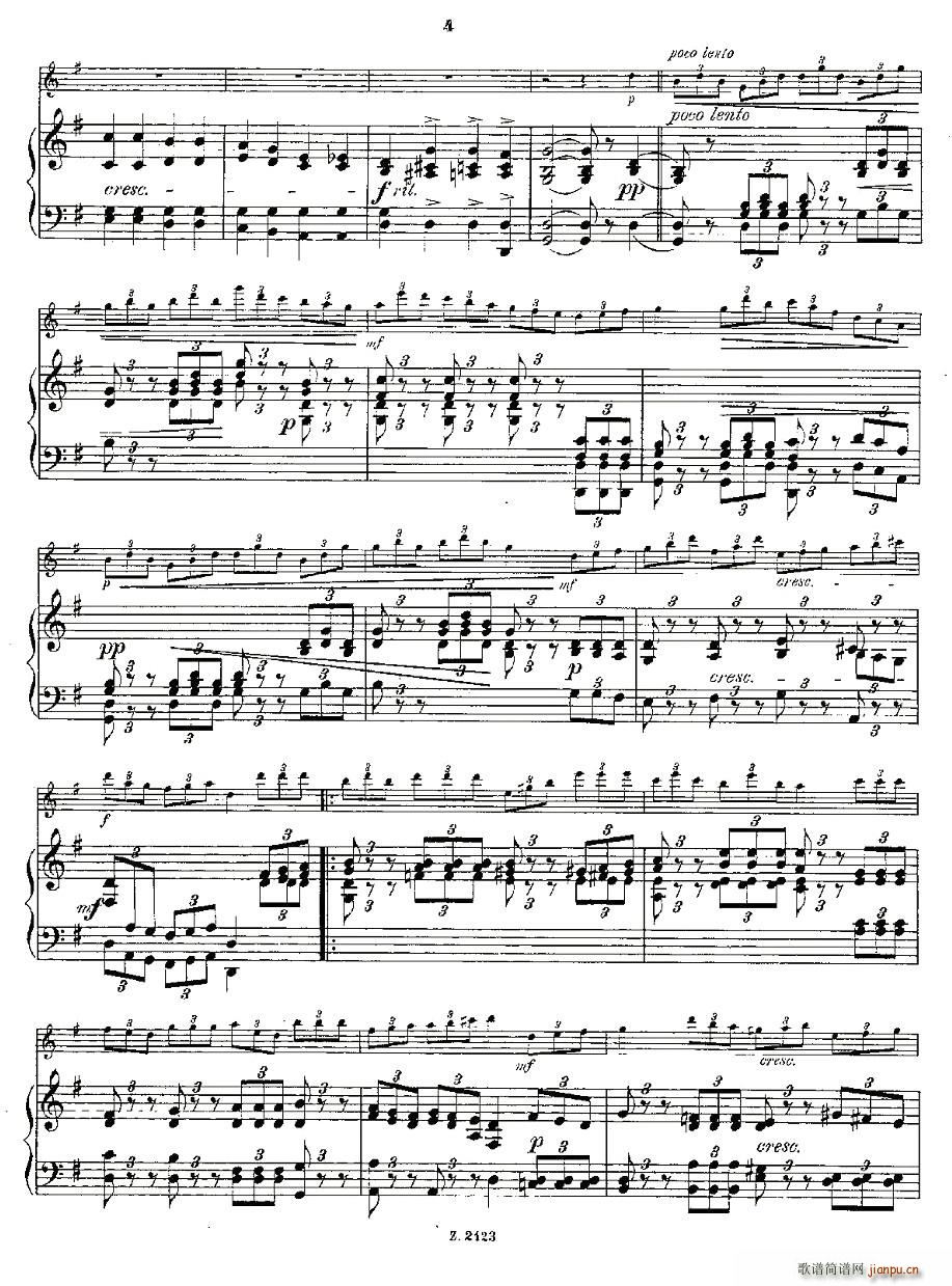 Solovortrag fur junge Flotenspieler.Op.47(笛箫谱)3