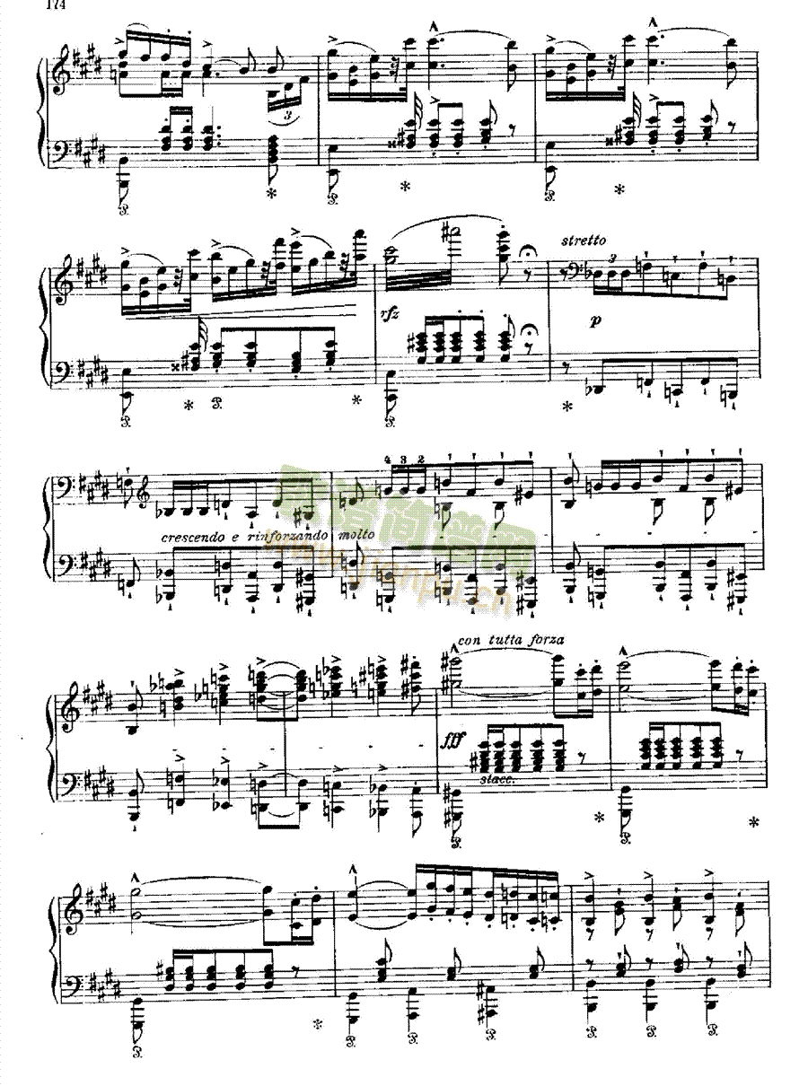 波洛涅兹第二首键盘类钢琴(钢琴谱)16