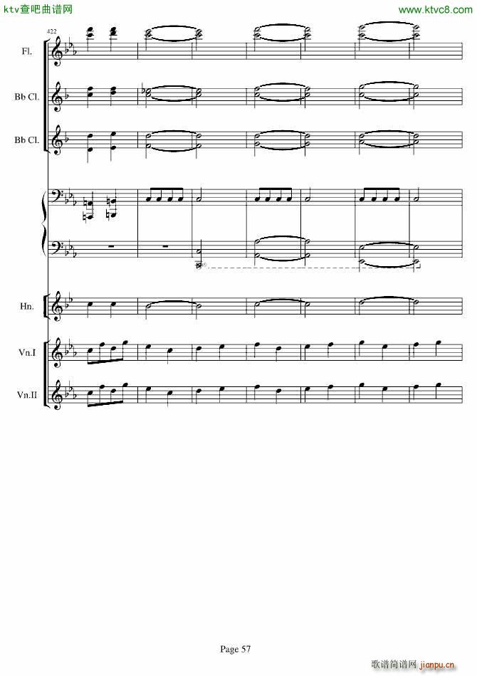 贝多芬的C小调第五命运交响曲(总谱)57