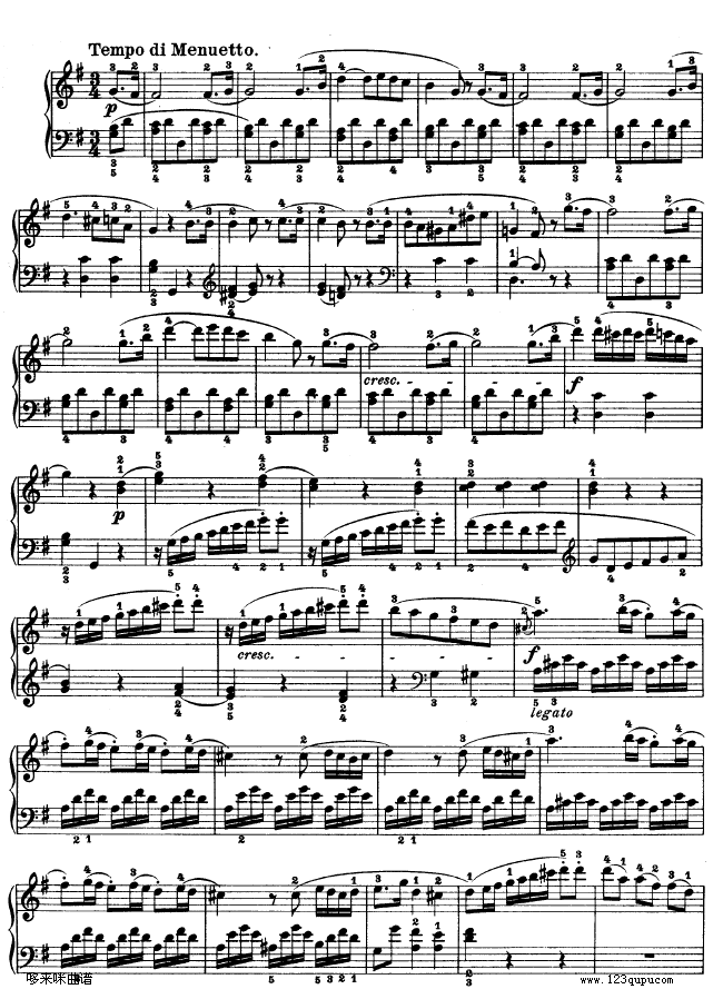 第二十钢琴奏鸣曲-Op.49No.2-贝多芬(钢琴谱)5