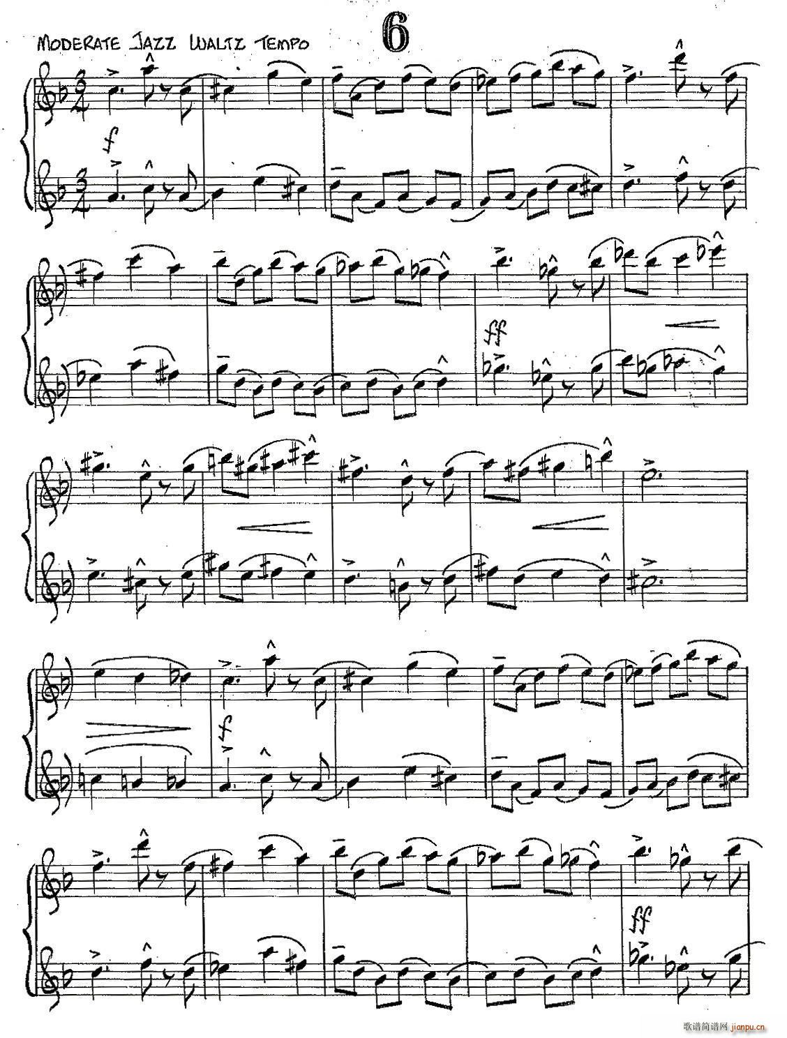 Jazz Conception For Saxophone Duets 6 二重奏(总谱)1
