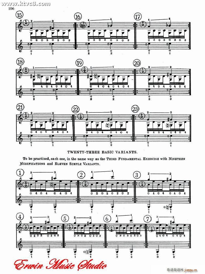 德米特里 康斯坦丁 多尼斯 小提琴三手指基础练习 作品 15 第一(小提琴谱)19