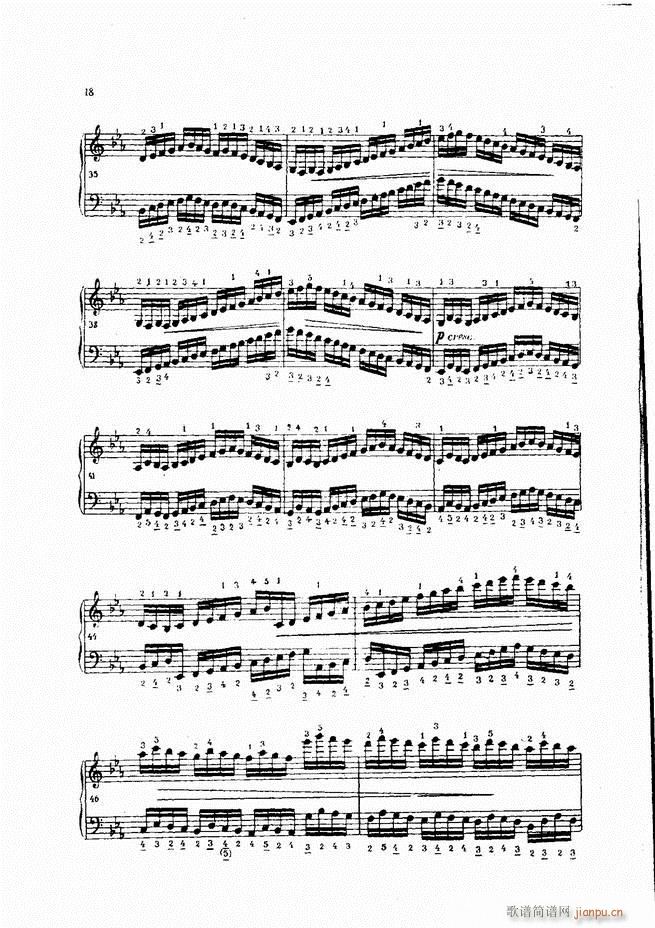 车尔尼手风琴练习曲集 Ⅳ(手风琴谱)18