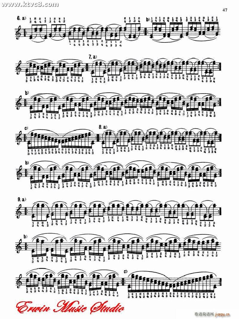 德米特里 康斯坦丁 多尼斯 小提琴技术的演奏艺术1 2(小提琴谱)1