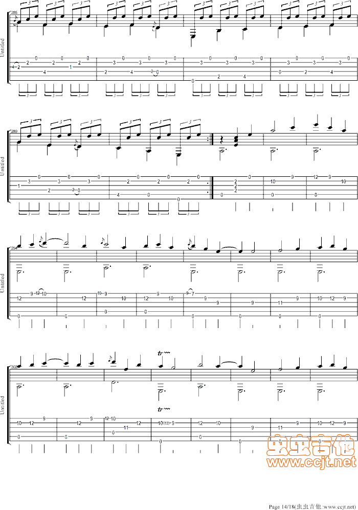 大霍塔舞曲(五字歌谱)14