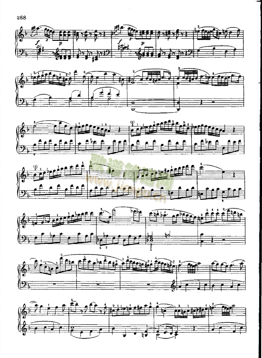 奏鸣曲Nr.533键盘类钢琴(钢琴谱)17