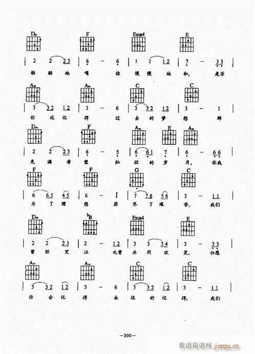 民谣吉他经典教程261-300(吉他谱)40