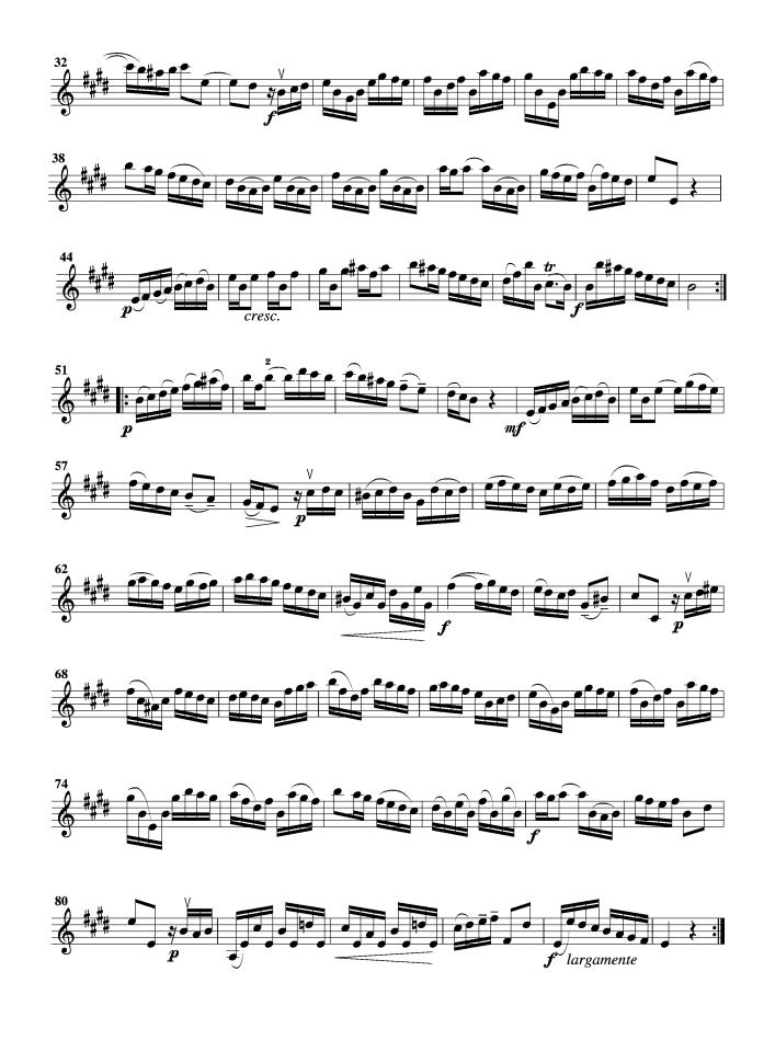 第六奏鸣曲(小提琴谱)1
