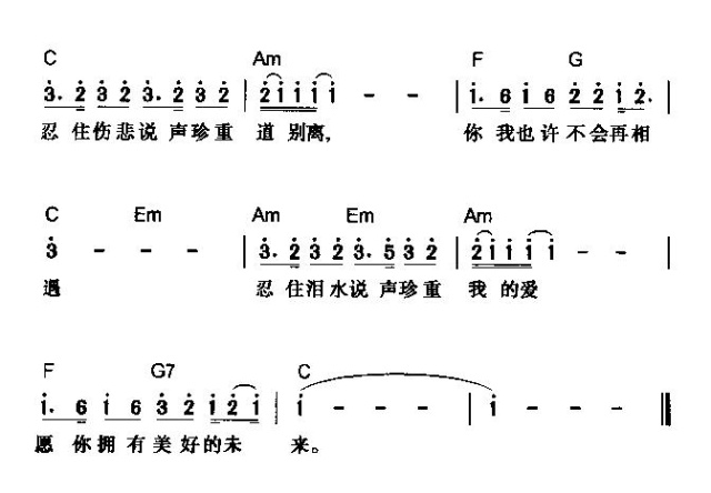 说声珍重 2