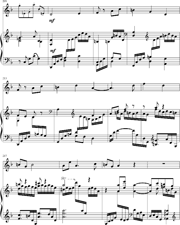 长笛钢琴奏鸣曲(笛箫谱)16