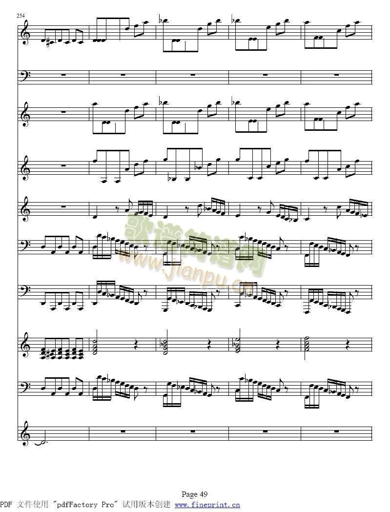 维瓦尔蒂四季夏小提琴协奏曲49-56(其他)1