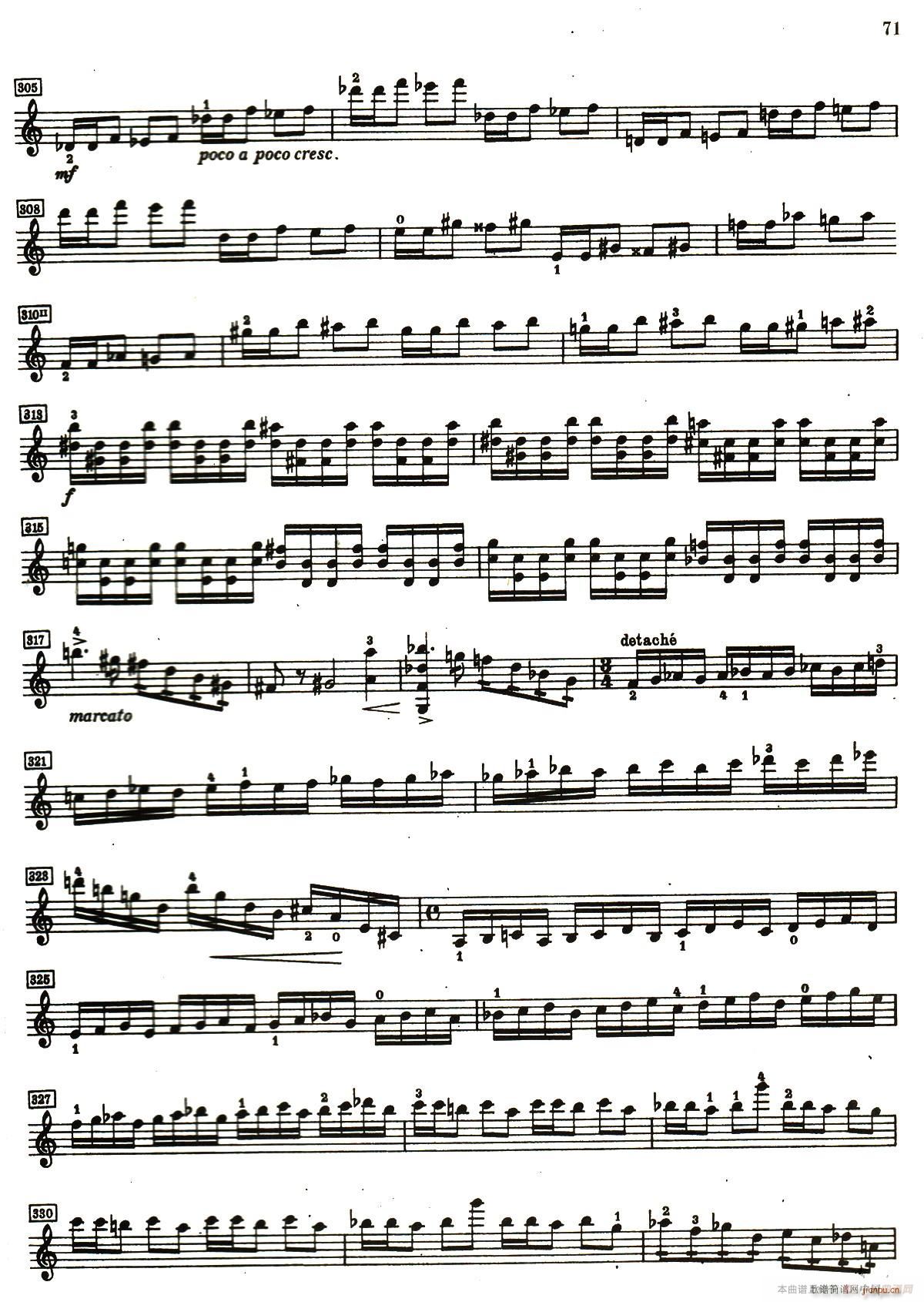 D小调小提琴协奏曲(小提琴谱)10