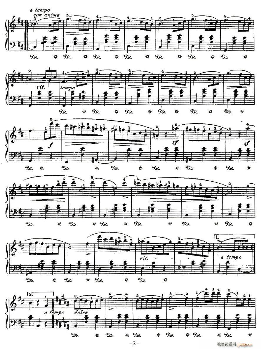 valse，Op.69, No.2 2