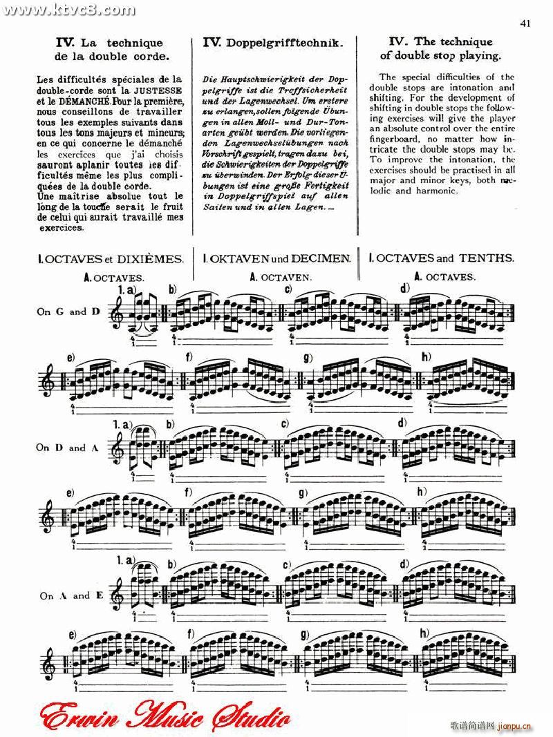 德米特里 康斯坦丁 多尼斯 小提琴技术的演奏艺术2 2(小提琴谱)36