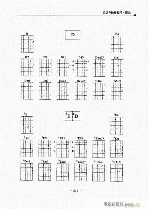 民谣吉他新教程181-215序(吉他谱)31
