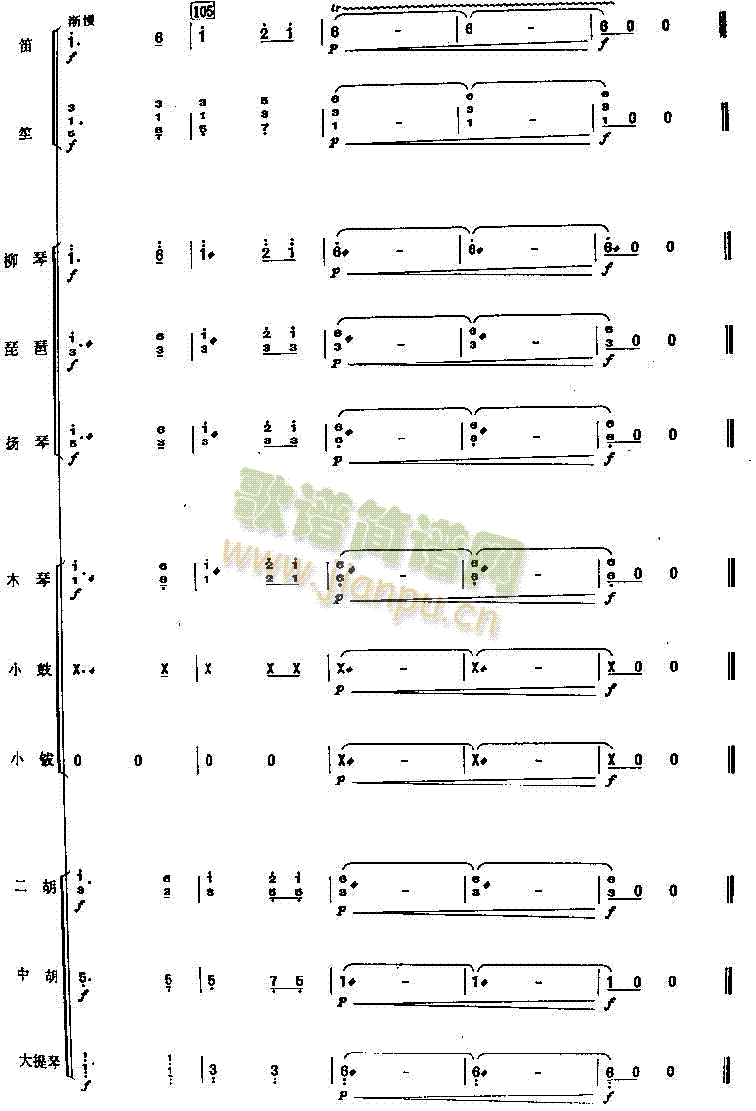 采茶燈(總譜)12