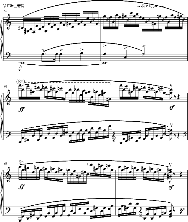 练习曲Op.25No.11-肖邦(钢琴谱)10