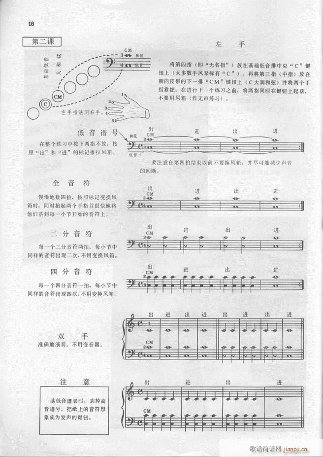 马格南特手风琴演奏法(手风琴谱)17