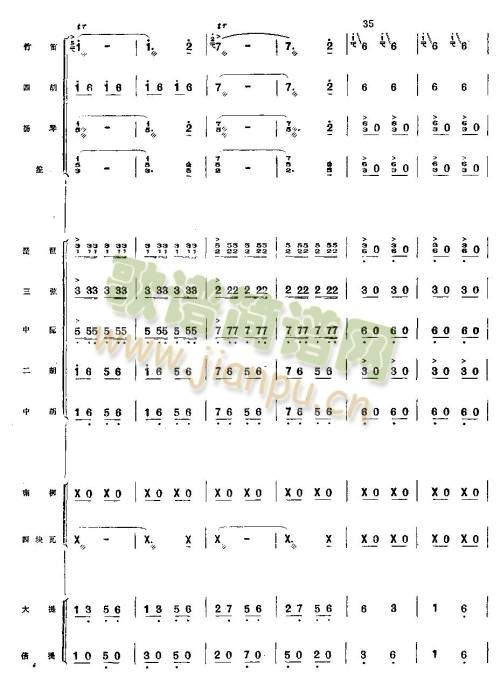 你追我趕學(xué)大寨1-7(總譜)6