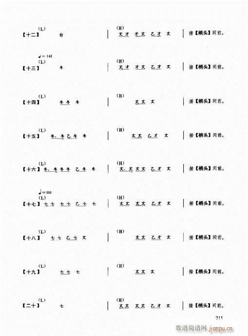 民族打击乐演奏教程201-220(十字及以上)11