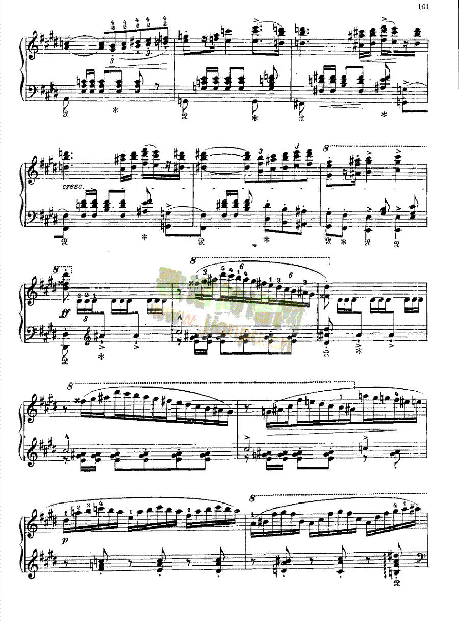 波洛涅兹第二首键盘类钢琴(钢琴谱)3