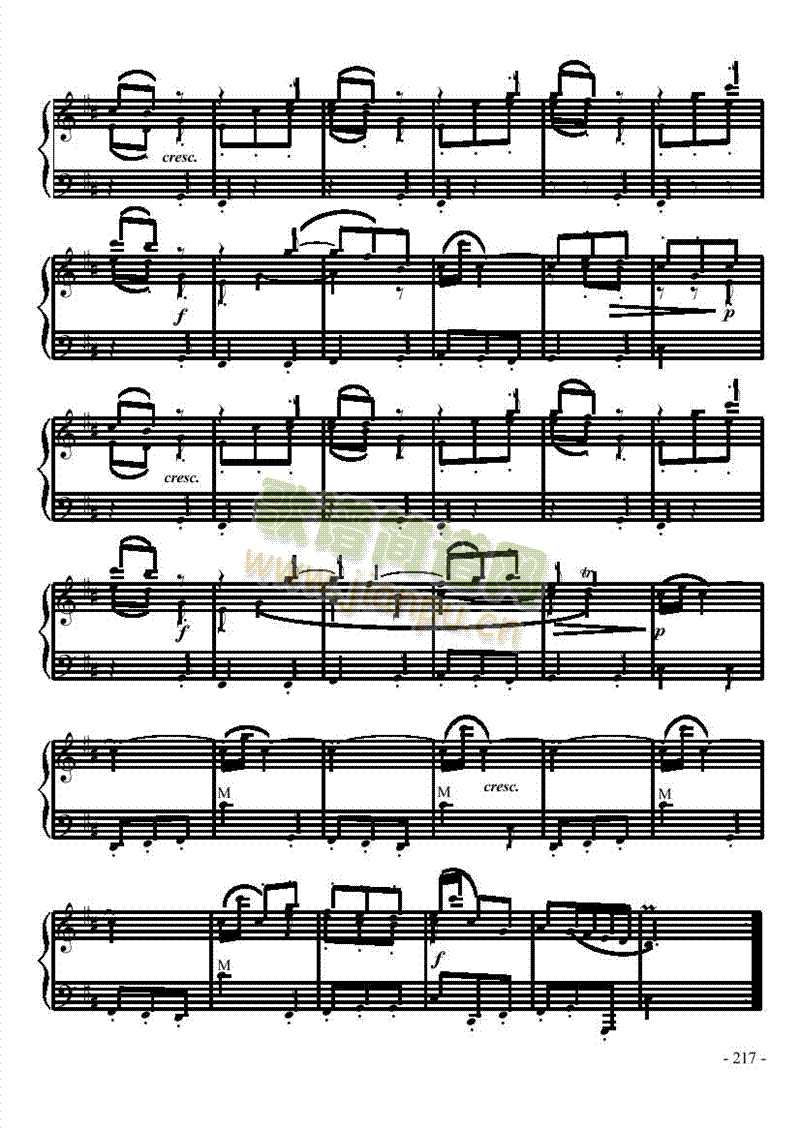 九级古典乐曲键盘类手风琴(手风琴谱)3