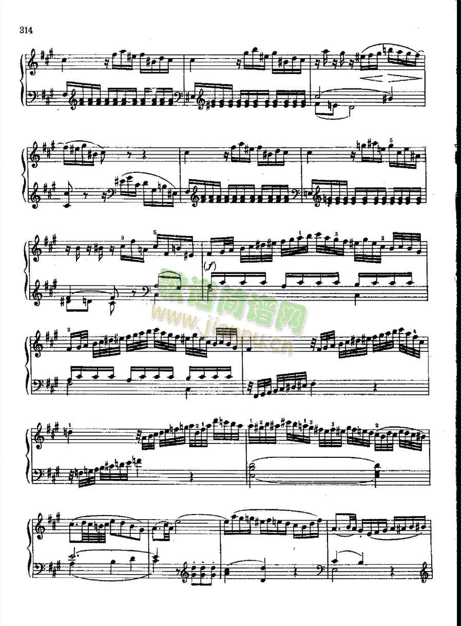 奏鸣曲Nr.576键盘类钢琴(钢琴谱)9