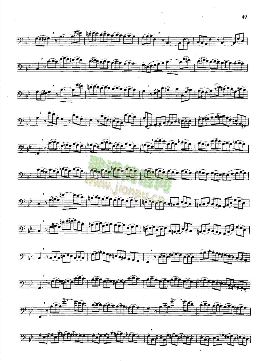大管高级练习曲管乐类大管(其他乐谱)22