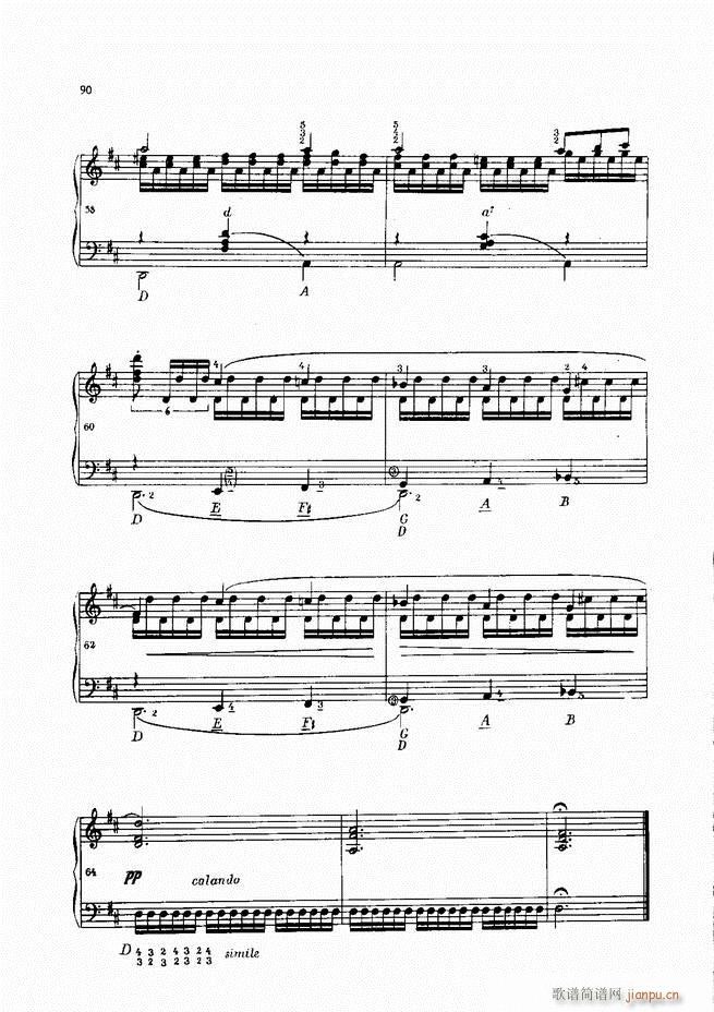 车尔尼手风琴练习曲集 Ⅳ(手风琴谱)70