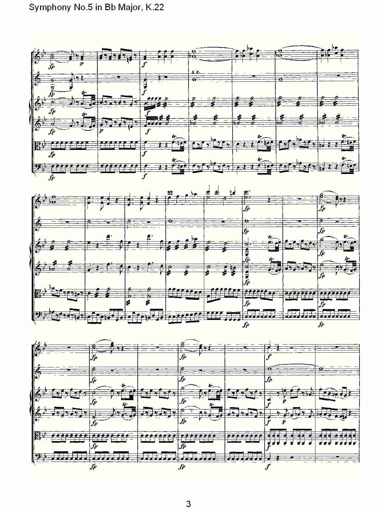 Bb大调第五交响曲K.22(总谱)3