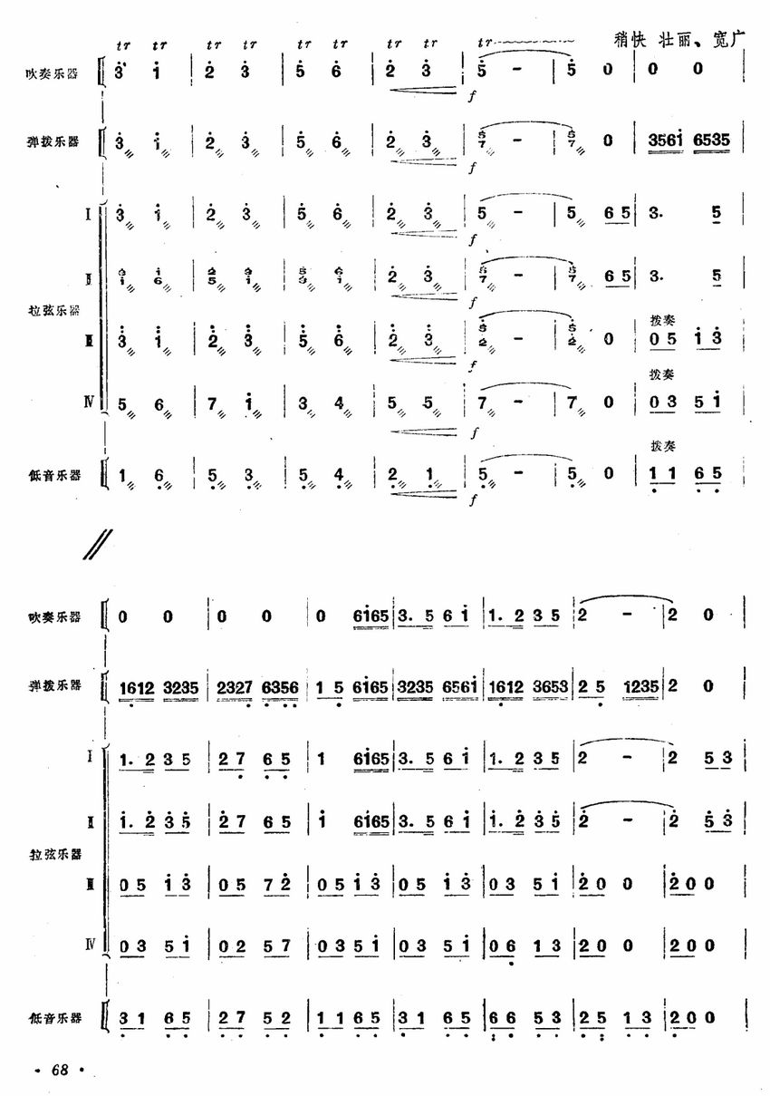 山鄉(xiāng)春早9(總譜)1