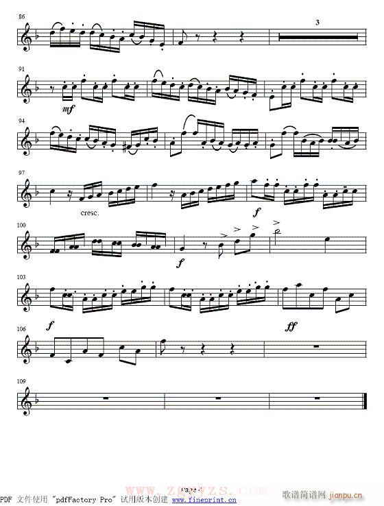 小号-幻想变奏曲(单簧管谱)7