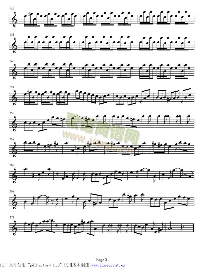 巴赫a小调小提琴协奏曲1-8(其他)8
