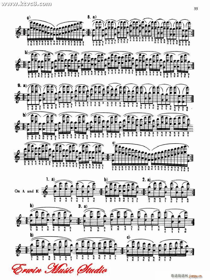 德米特里 康斯坦丁 多尼斯 小提琴技术的演奏艺术1 2(小提琴谱)9