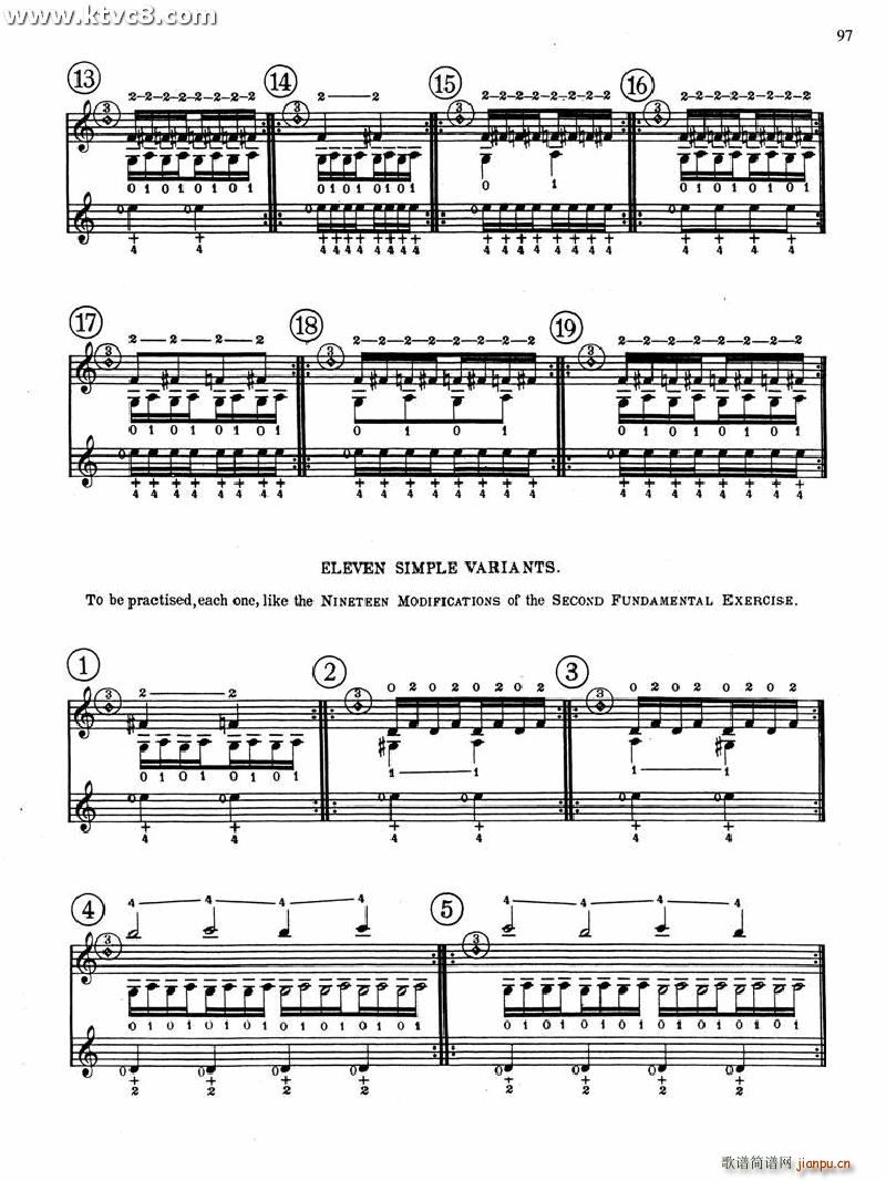 德米特里 康斯坦丁 多尼斯 小提琴三手指基础练习 作品 15 第一(小提琴谱)10