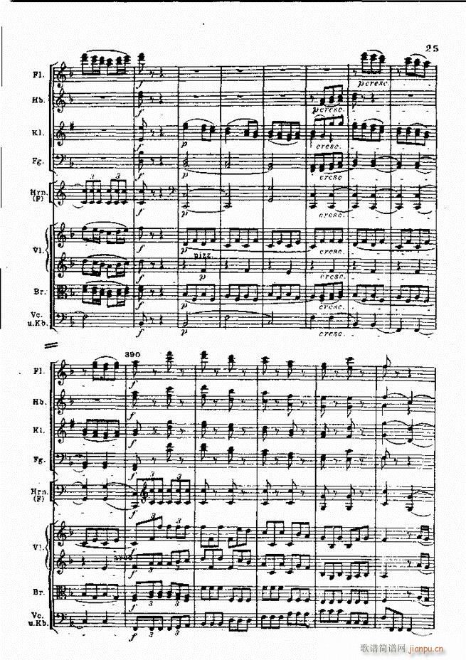 贝多芬 田园交响曲 全部 目录1 60(总谱)41