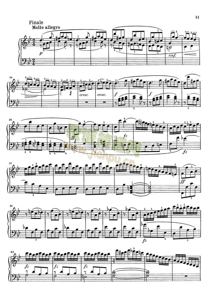 克莱门蒂g小调钢琴奏鸣曲9-16(其他)7