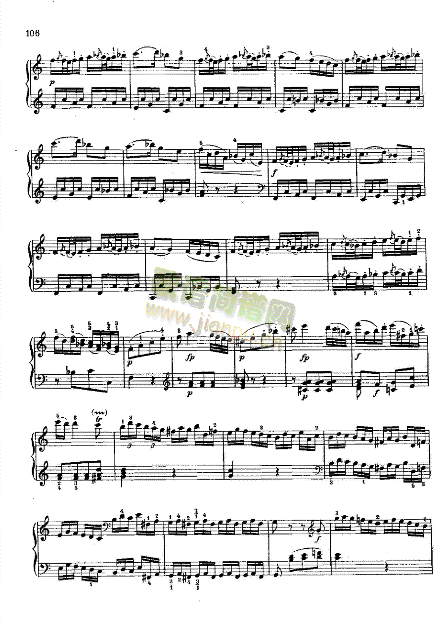 奏鸣曲Nr.309键盘类钢琴(钢琴谱)15