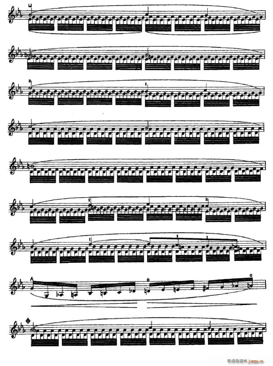让 德尔菲 阿拉尔 12首小提琴隨想练习曲之19 2