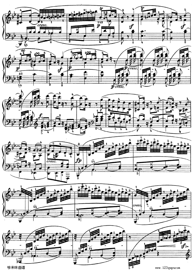 第十一钢琴奏鸣曲-op.22-贝多芬(钢琴谱)21